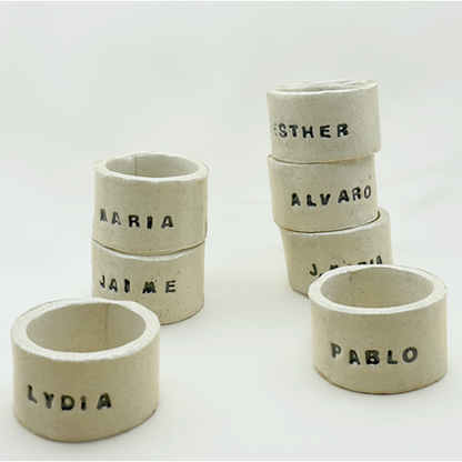 SERVILLETEROS CERAMICA PERSONALIZADOS